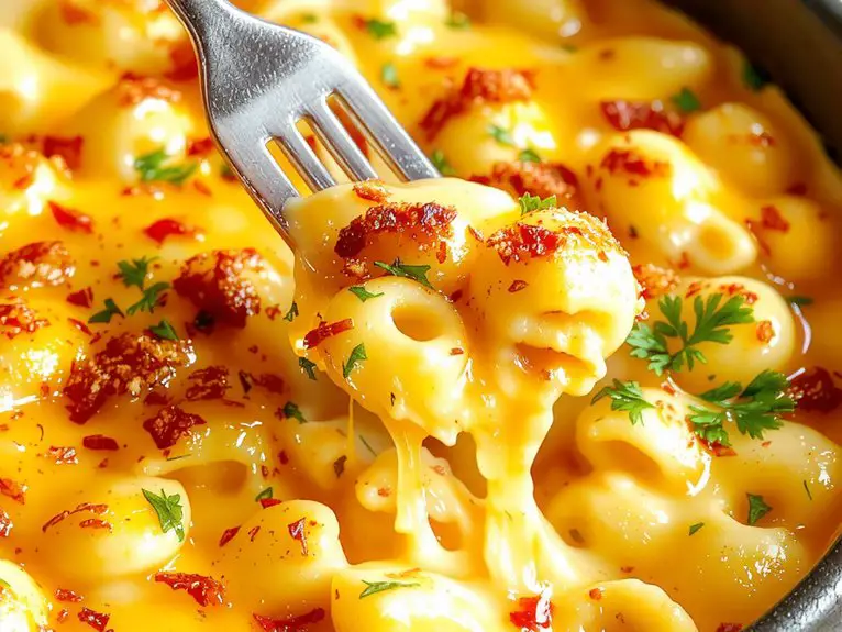 creamy homemade mac cheese