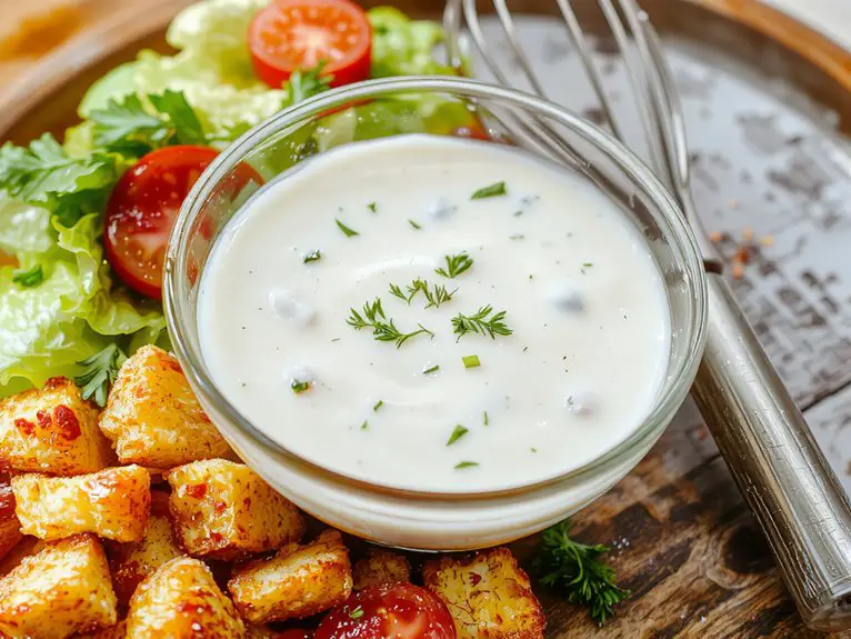 creamy homemade ranch dressing