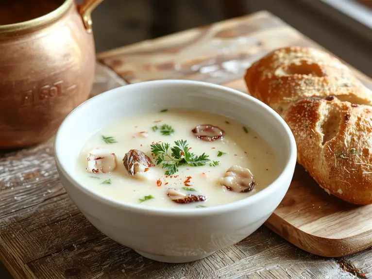 creamy seafood comfort food