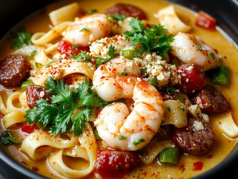 The Best Homemade Cajun Pasta Recipe 2 creamy spicy pasta finish
