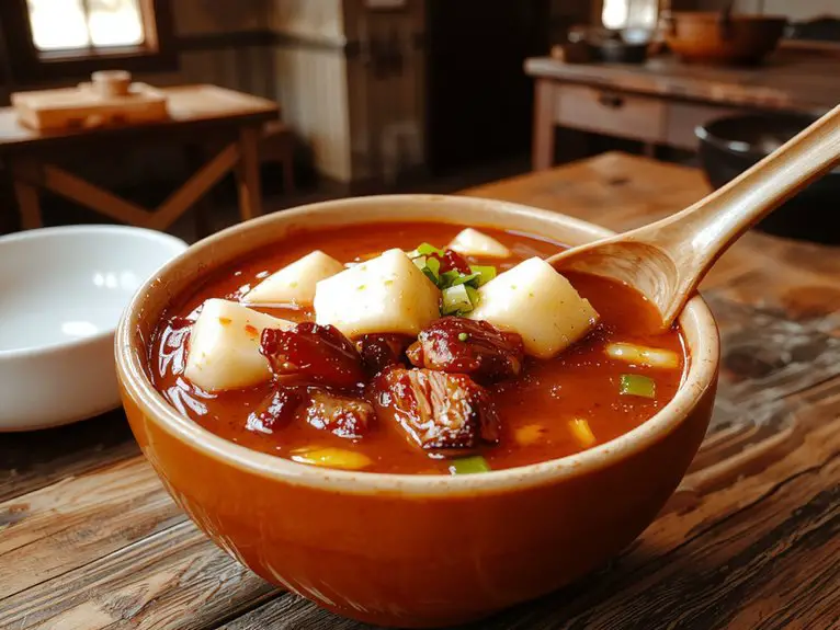creamy spicy tofu dish