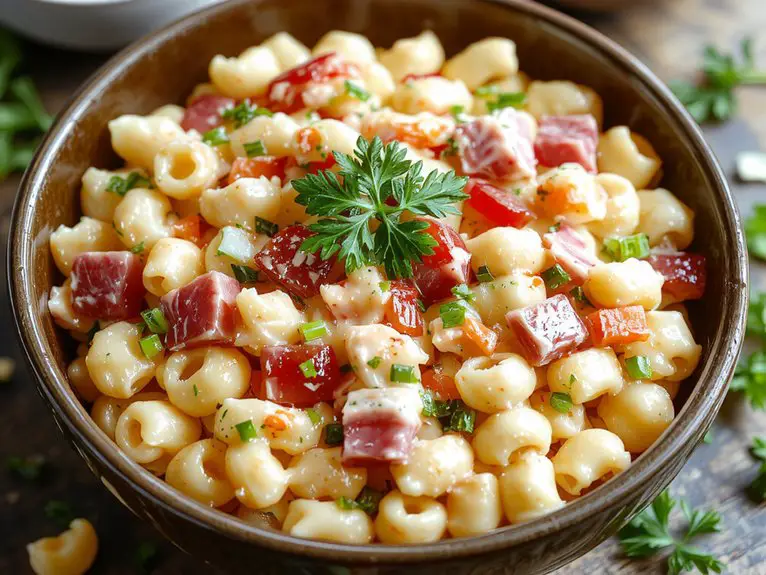 The Best Homemade Hawaiian Mac Salad Recipe 1 creamy tropical pasta salad