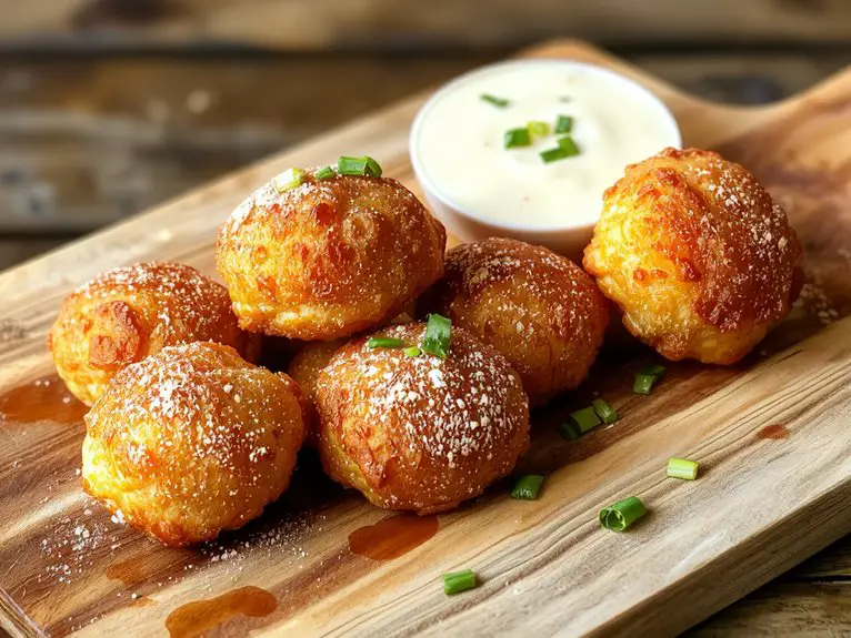 The Best Homemade Hush Puppy Recipe 2 crispy golden fried cornbread