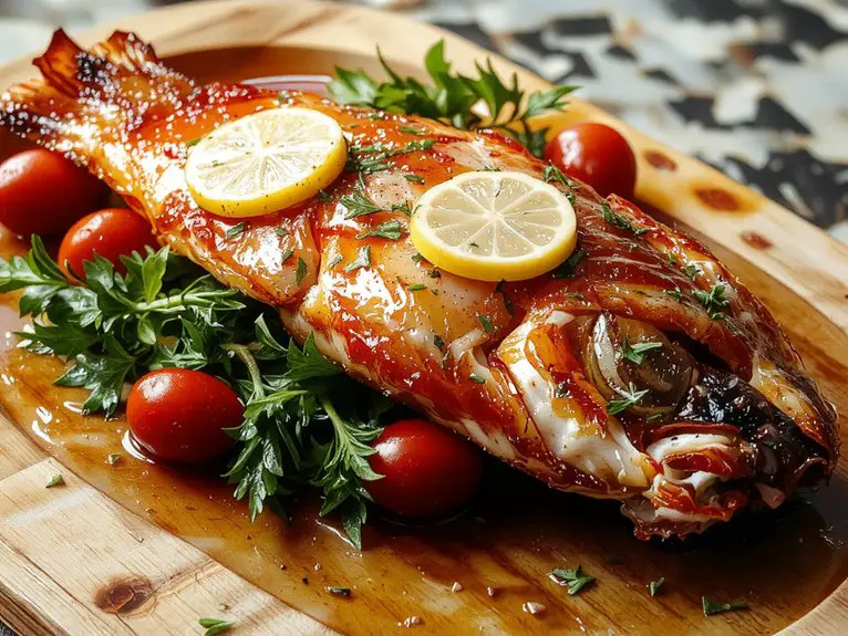 The Best Homemade Branzino Recipe 2 crispy golden roasted branzino