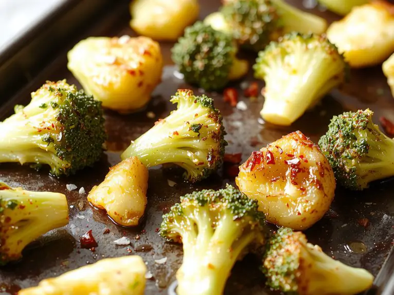 The Best Homemade Baked Broccoli Recipe 2 crispy golden roasted broccoli