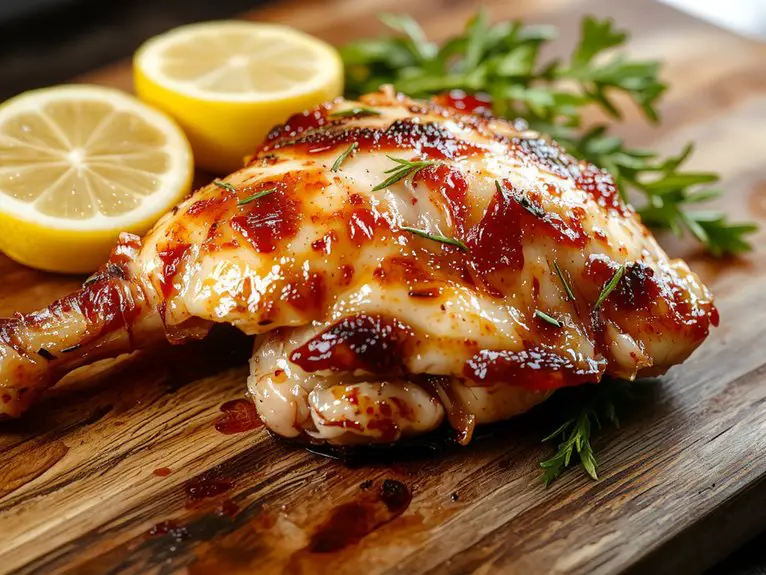 The Best Homemade Baked Chicken Recipe 2 ensure crispy golden skin