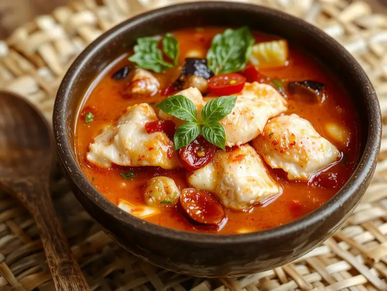 flavorful authentic thai dish