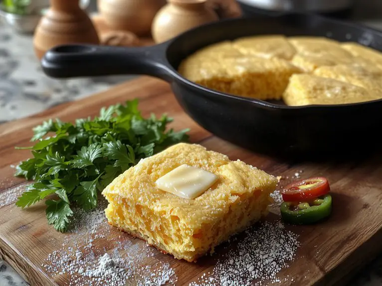 flavorful cheesy cornbread delight