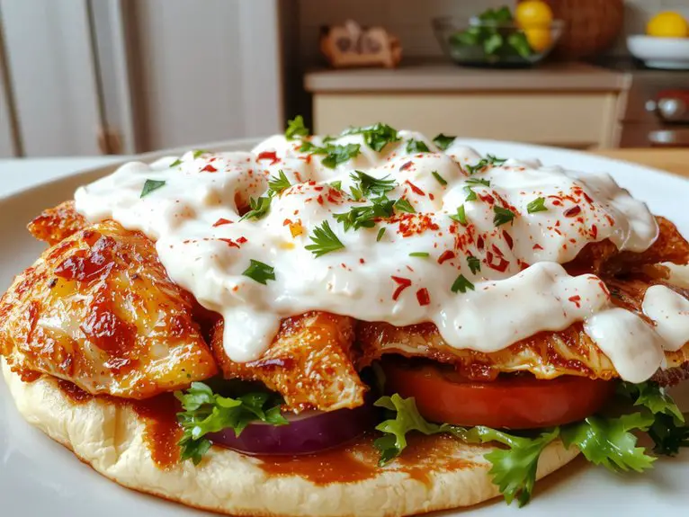 flavorful greek style sandwich