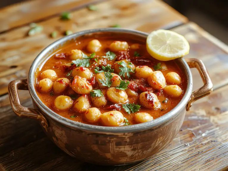 flavorful indian chickpea dish