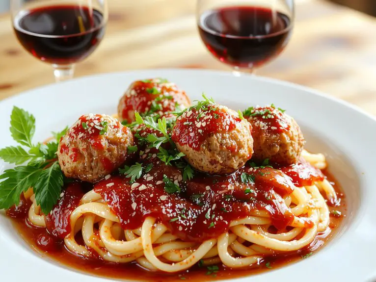 The Best Homemade Spaghetti and Meatballs Recipe 2 flavorful italian meatball delight