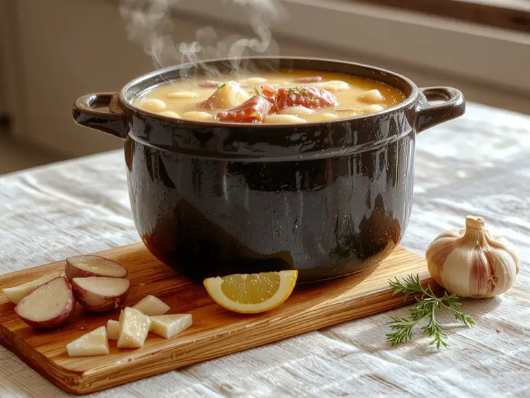 The Best Homemade Ham and Beans Recipe 2 flavors absorb while resting