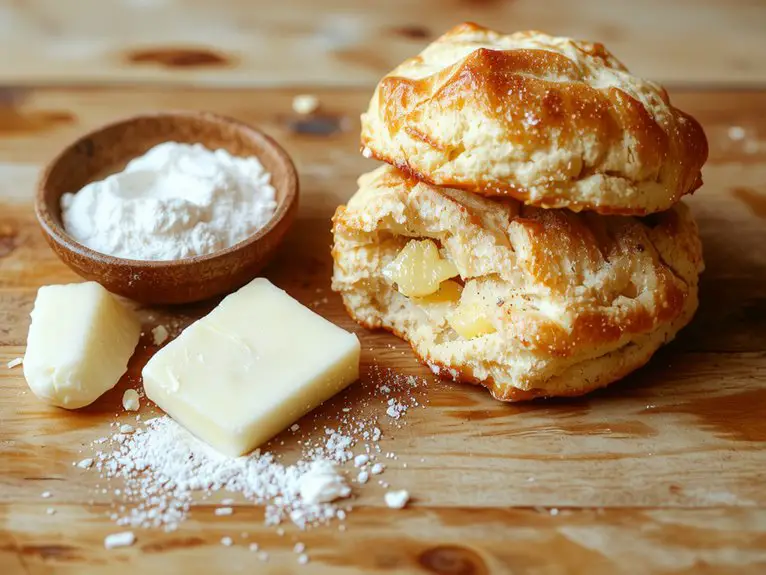 The Best Homemade 3 Ingredient Biscuit Recipe 2 floured cutter straight press