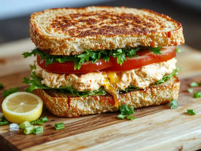 The Best Homemade Tuna Sandwich Recipe 2 fresh extras enhance flavor
