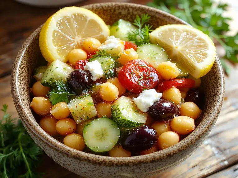 The Best Homemade Chickpea Salad Recipe 2 fresh flavorful rested creamy
