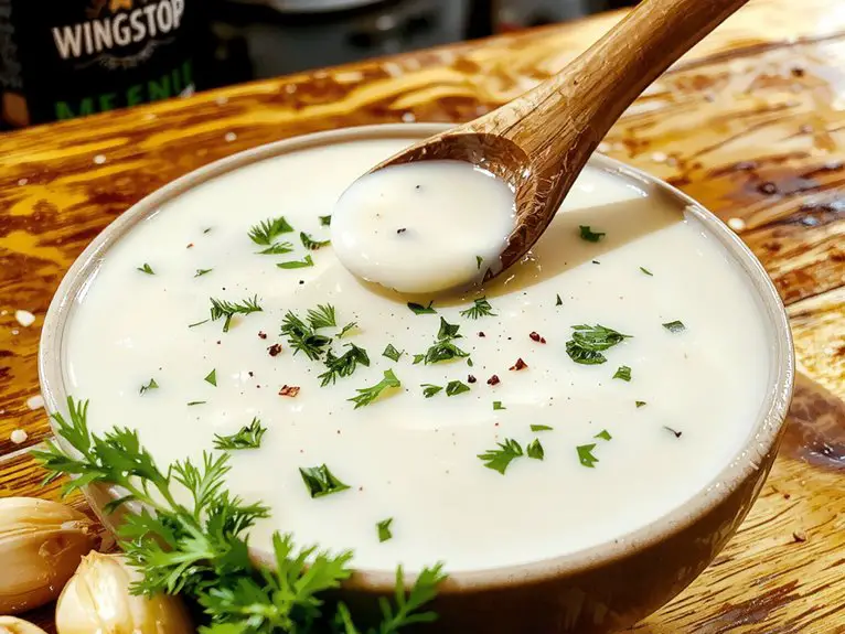 The Best Homemade Wingstop Ranch Recipe 2 herb balanced creamy dressing