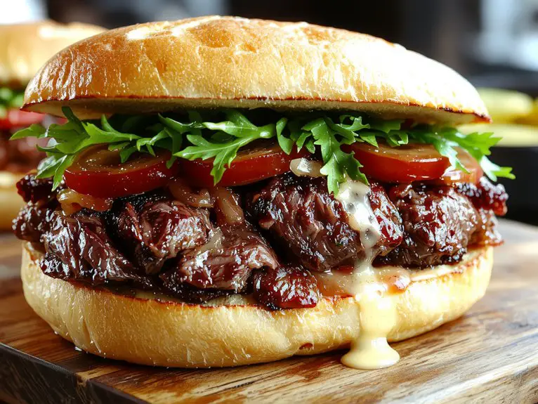 The Best Homemade Steak Sandwich Recipe 4 juicy warm steak sandwich