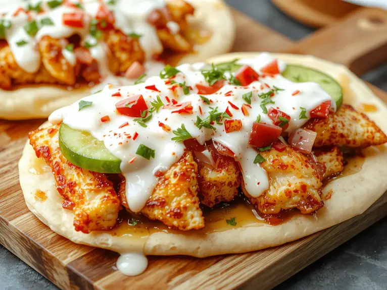 The Best Homemade Chicken Gyro Recipe 2 marinated mediterranean chicken gyros