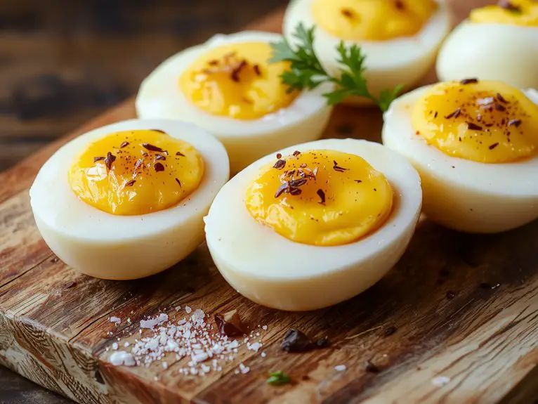 Grilled Pizza With Corn and Prosciutto 1 perfect hard boiled eggs