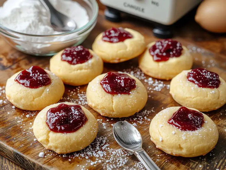 The Best Homemade Thumbprint Cookie Recipe 2 precise jam filled cookie baking
