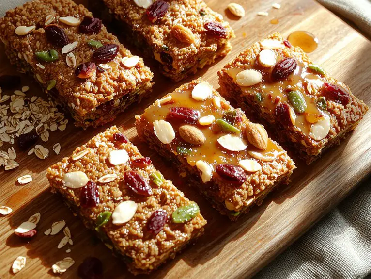 The Best Homemade Granola Bar Recipe 2 press firmly even thickness