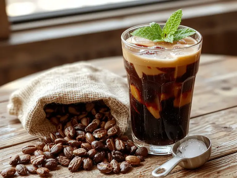 refreshing chilled beverage preparation
