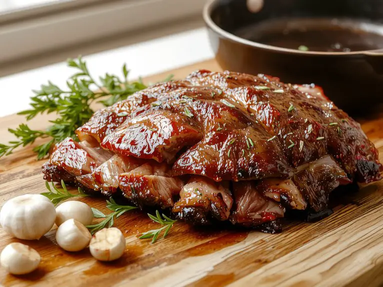 savory slow cooked beef