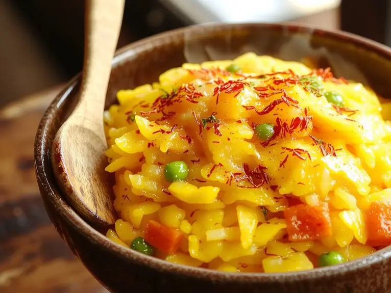 The Best Homemade Yellow Rice Recipe 2 simmer rice for depth