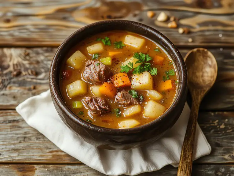 The Best Homemade Beef Vegetable Soup Recipe 2 slow cooked beef soup