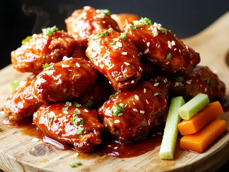 spicy fried chicken wings