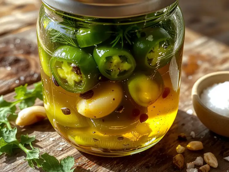 spicy homemade jalapeno pickles