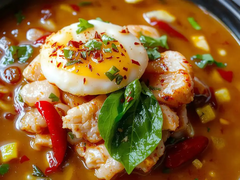 spicy thai stir fried noodles