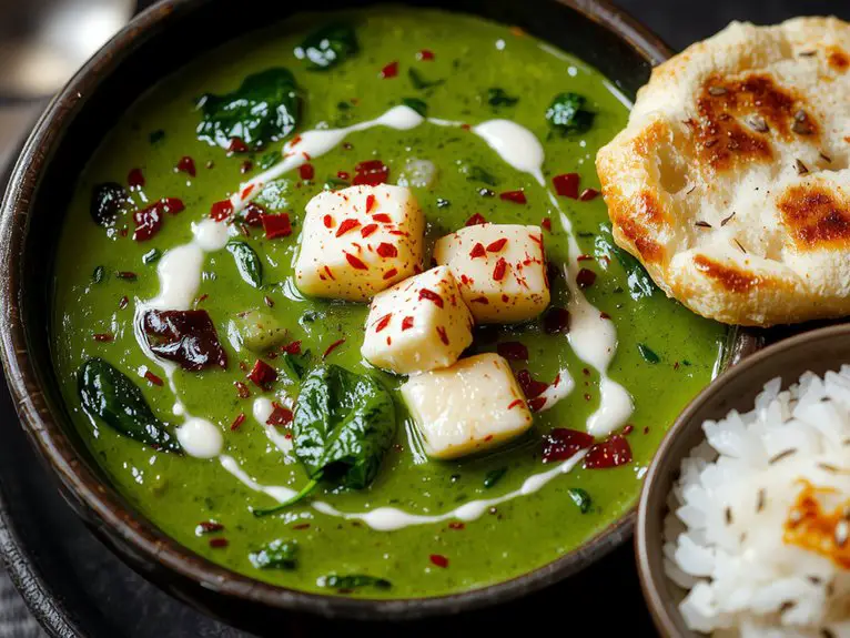 spinach cottage cheese dish