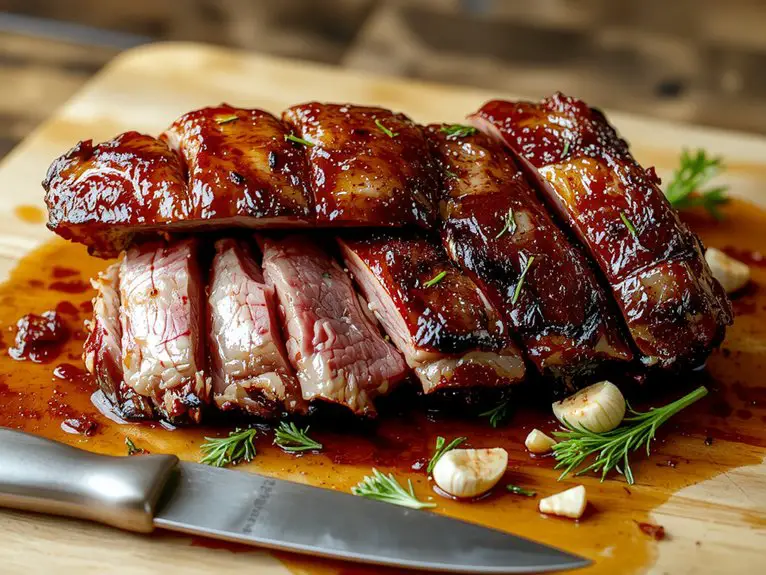 succulent seasoned ribeye