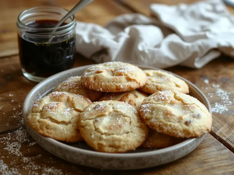 sweet spiced molasses cookies