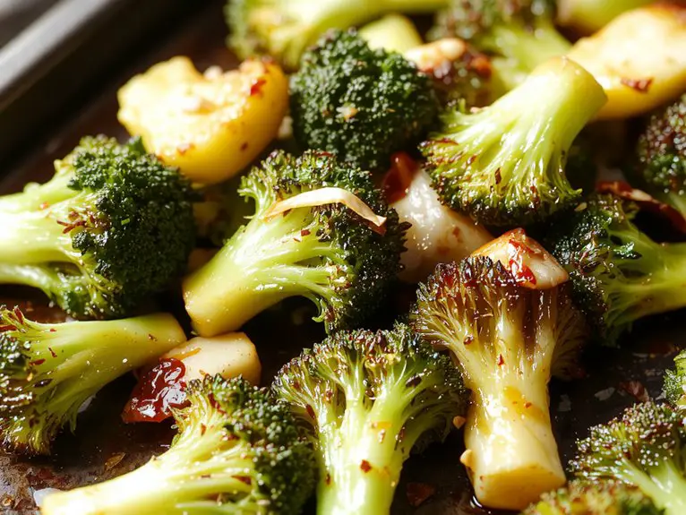 tasty roasted broccoli dish