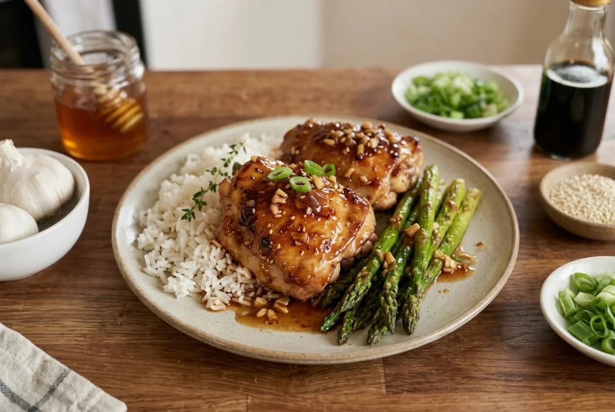 The Best Homemade Honey Garlic Chicken Thighs Recipe