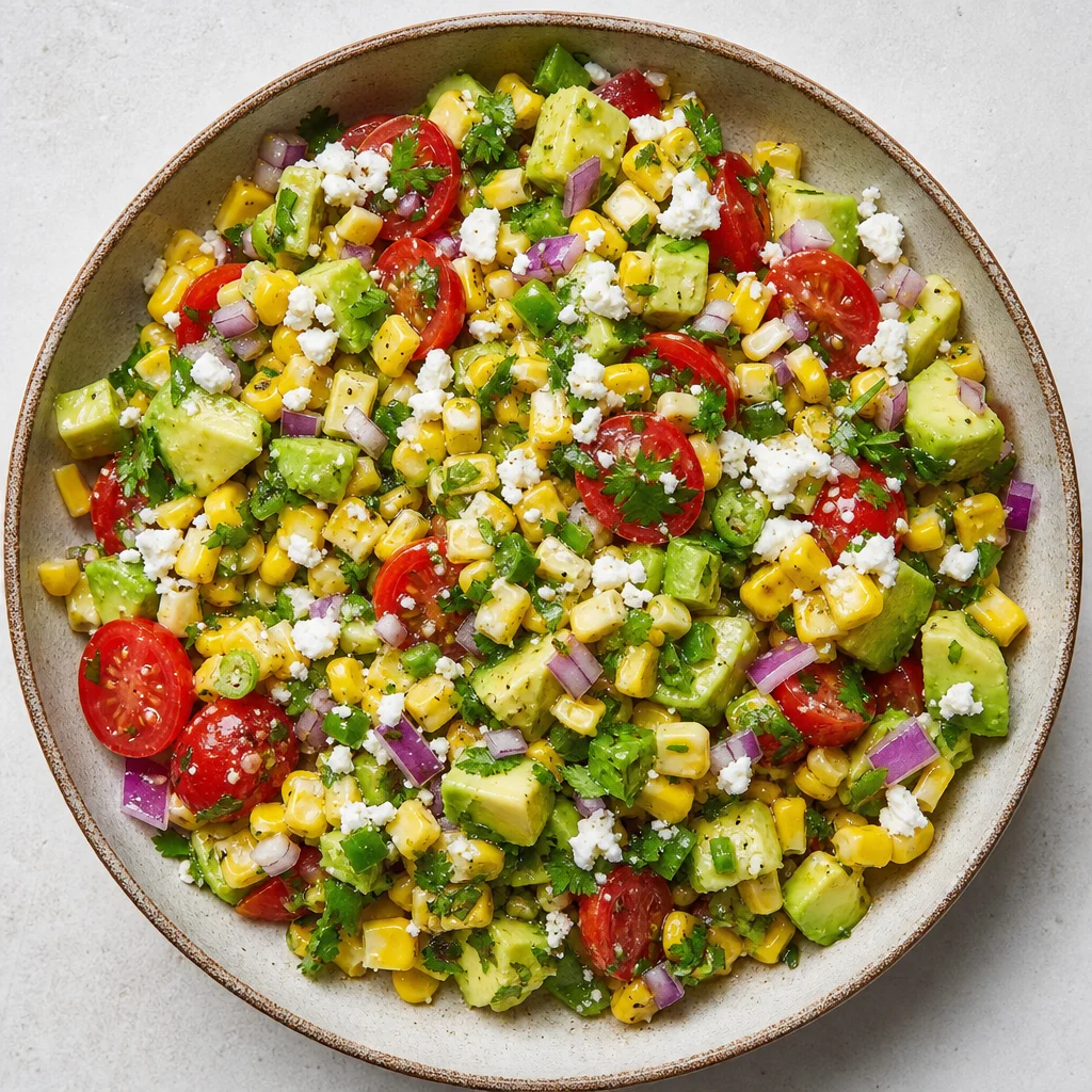 Creamy Corn Avocado Salad Ready in 10 Minutes 1 Summer Salads – Creamy Corn Avocado Salad Ready in 10 Minutes