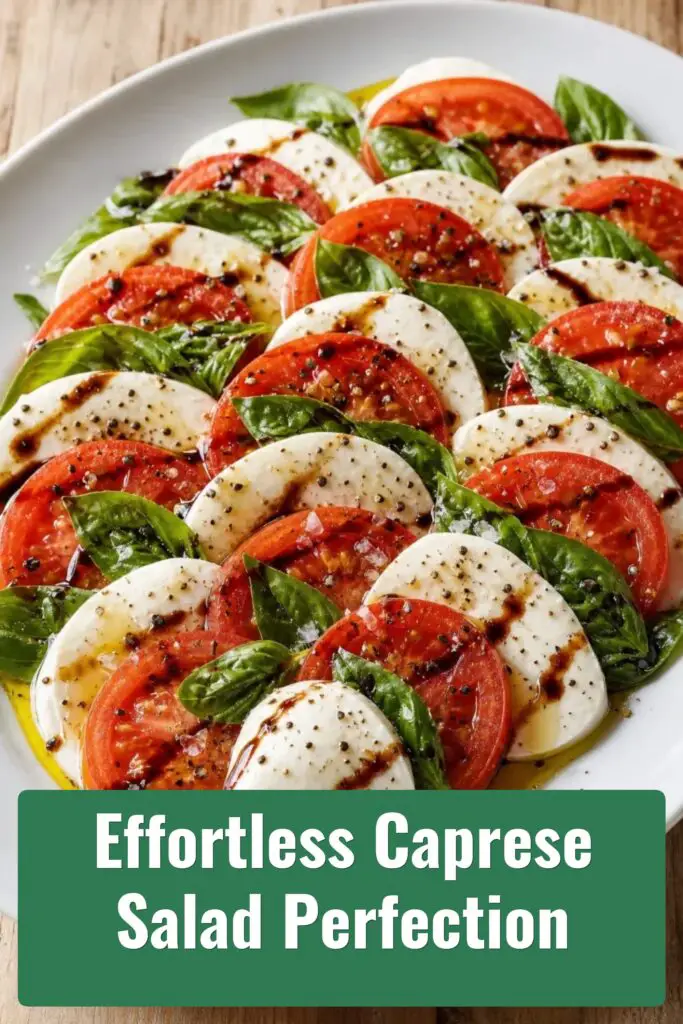 Caprese Salad with Fresh Basil & Tomatoes 5 Effortless Caprese Salad Perfection