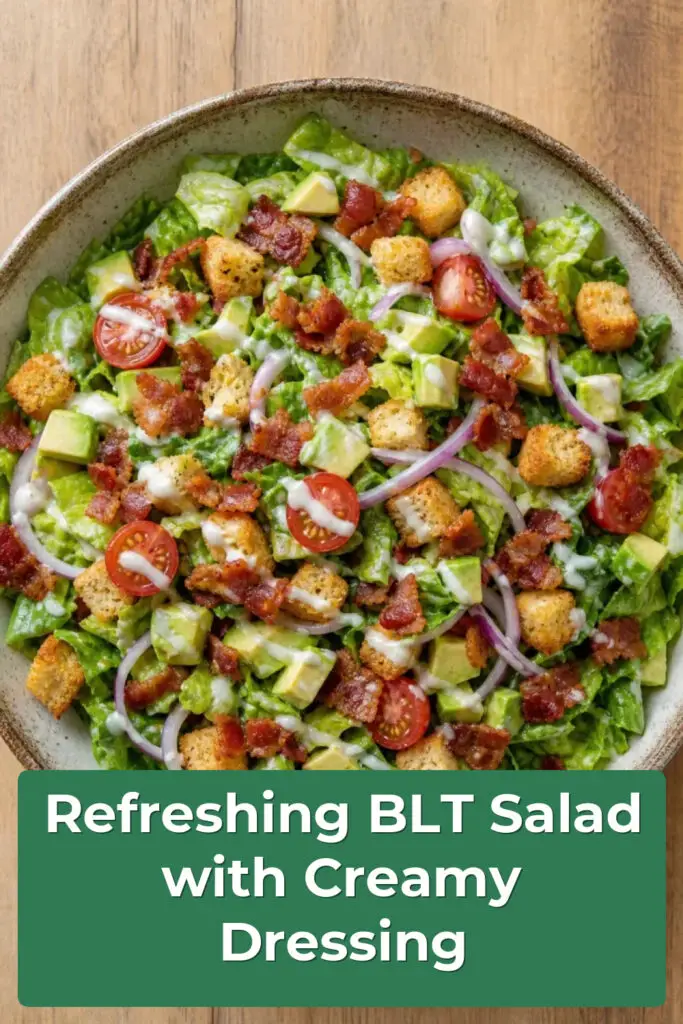 Easy BLT Salad with Creamy Ranch Dressing 3 BLT Salad