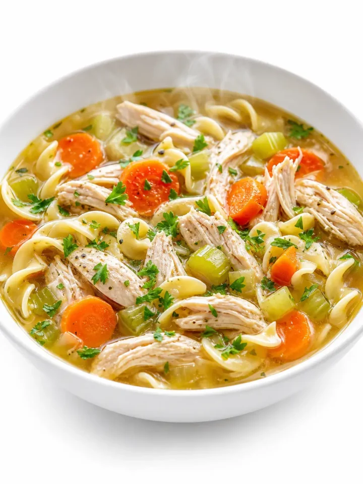 Chicken Noodle Soup Recipe for Cozy Weeknights 1 Chicken Noodle Soup finished dish