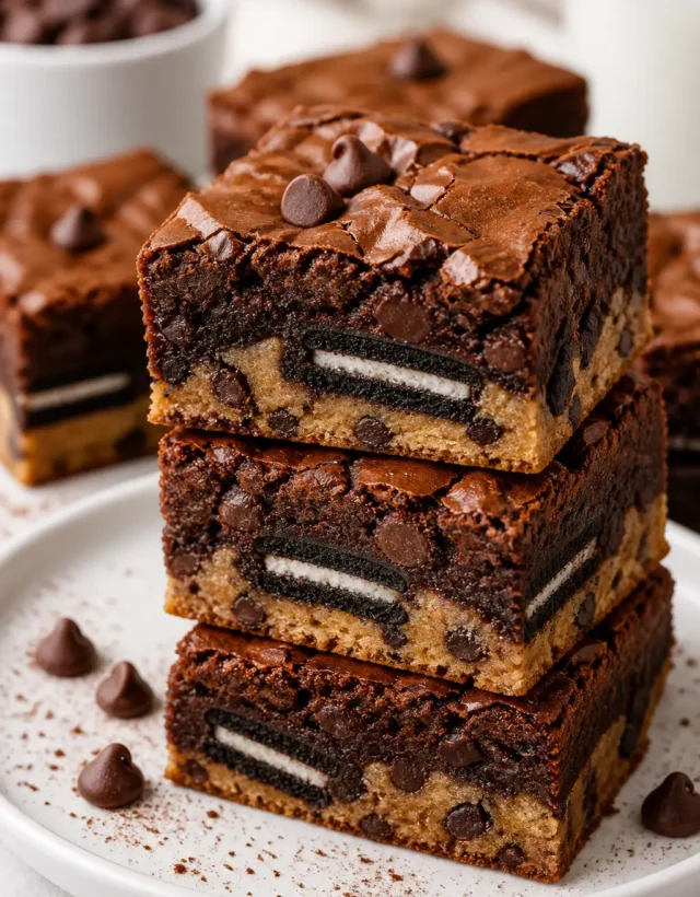 Slutty Brownies finished dish