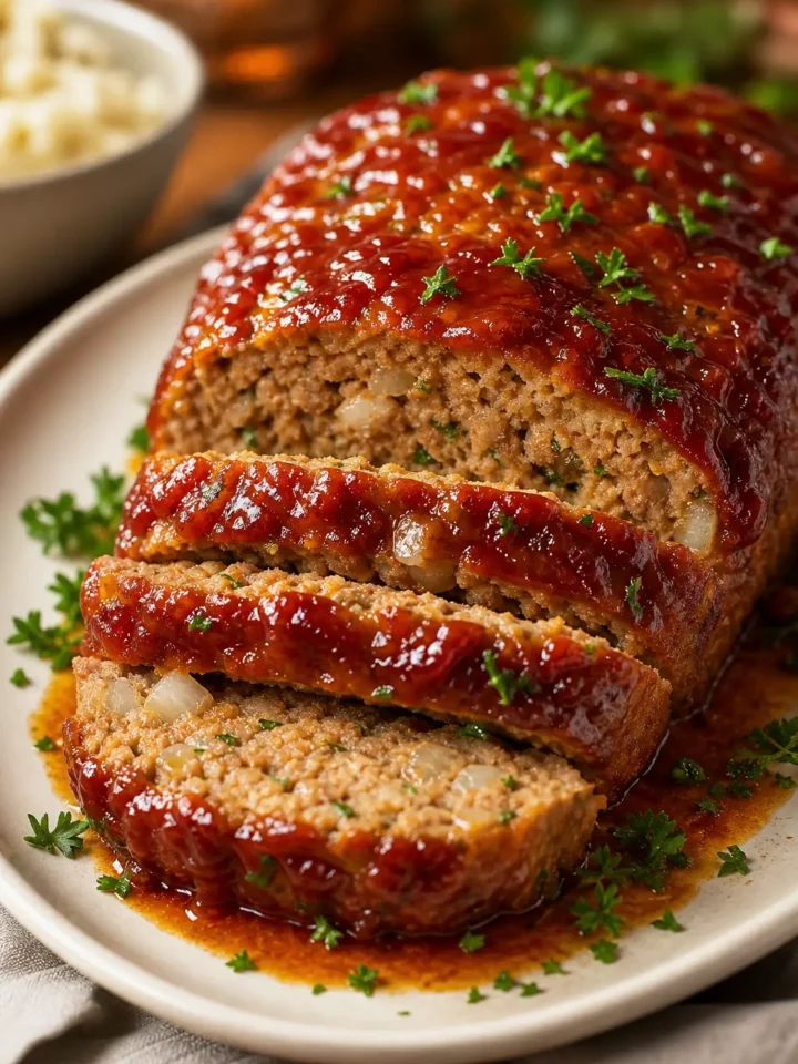 Turkey Meatloaf Recipe for a Cozy Family Dinner 1 Turkey Meatloaf finished dish