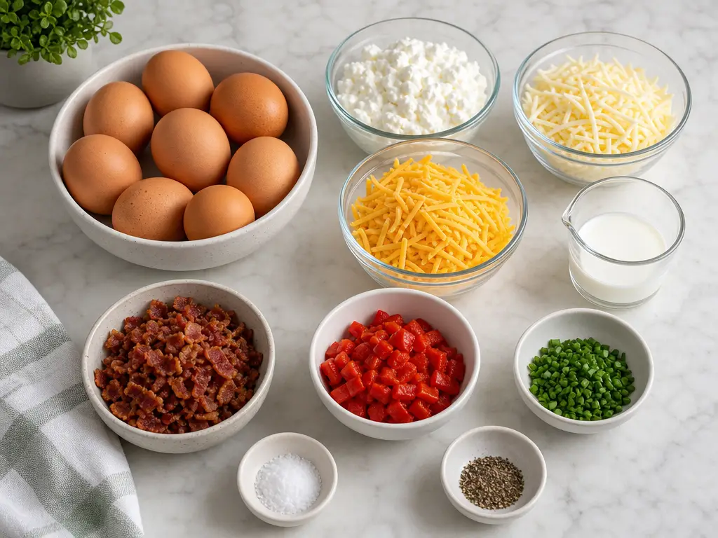 Starbucks-Style Egg Bites Recipe 4 Starbucks-Style Egg Bites ingredients