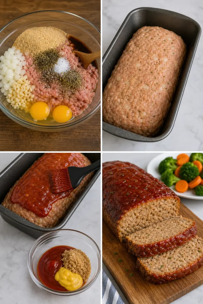 Turkey Meatloaf Recipe for a Cozy Family Dinner 5 Turkey Meatloaf step by step instructions