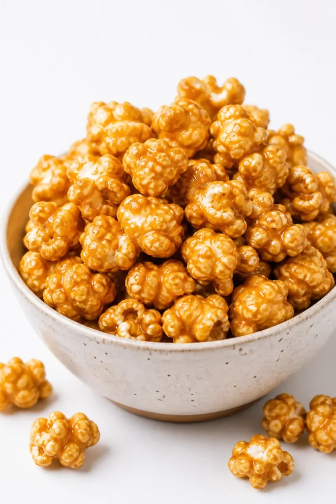 Caramel Popcorn Recipe for Sweet and Salty Snacking 3 Caramel Popcorn finished dish