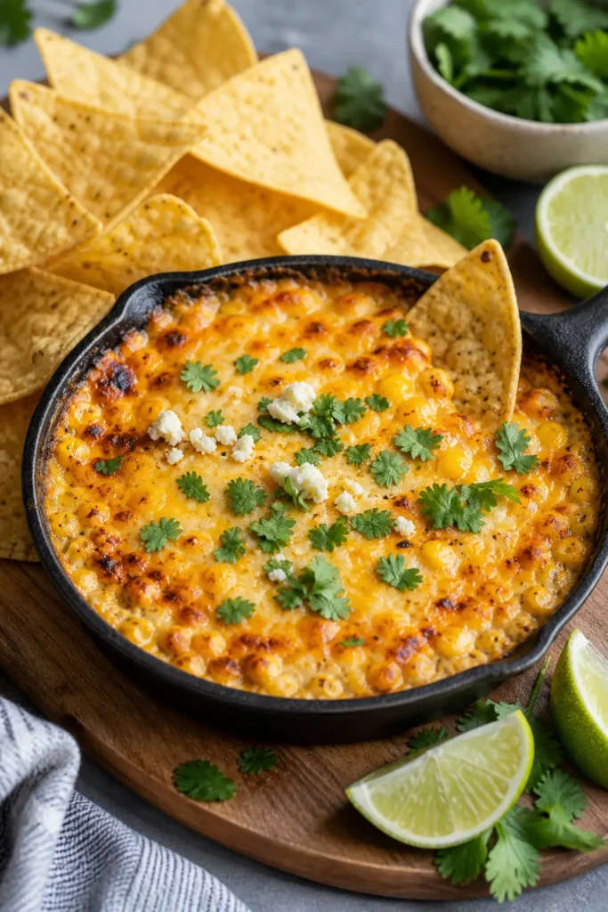 Creamy Corn Dip Recipe for Parties and Game Day 3 Corn Dip finished dish