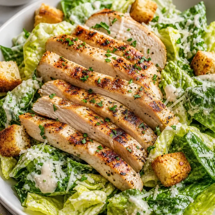 Grilled Chicken Caesar Salad Recipe | Easy Main Dish