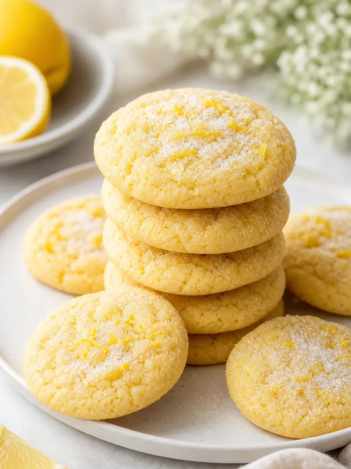 Soft Lemon Cookies Recipe with Fresh Citrus Flavor 1 Lemon Cookies finished dish