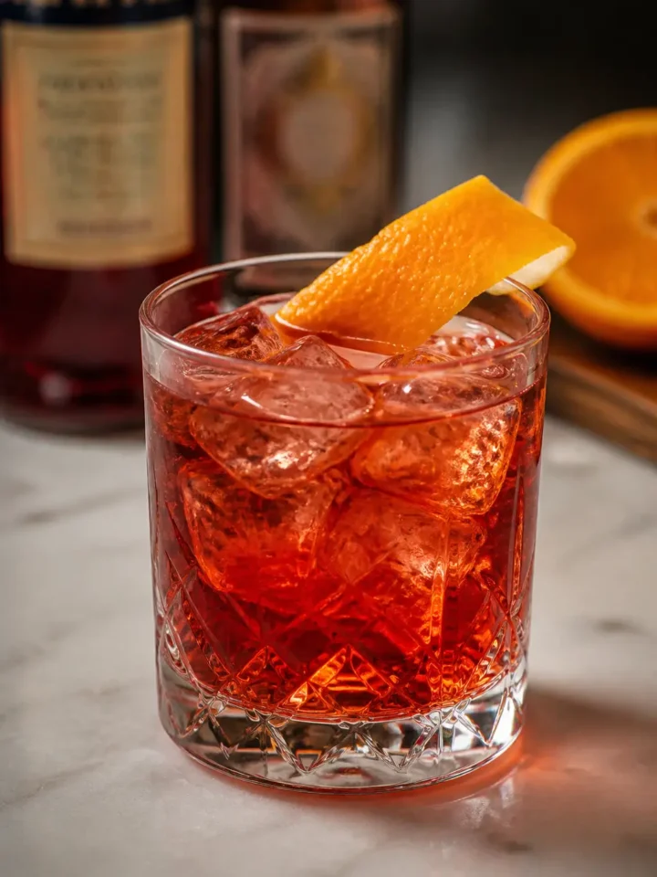 Negroni Recipe: Classic Italian Aperitif 1 Negroni finished dish